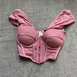 Pink Corset Top
